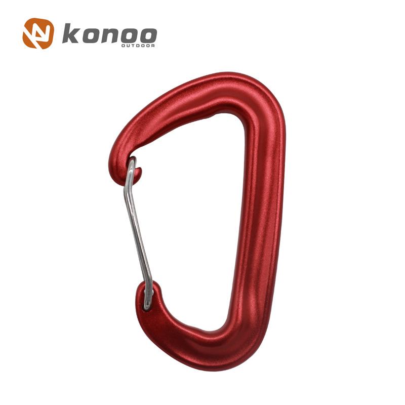 Ultra-Light 7075 Aluminum Alloy Carabiner 12KN Load Hammock Quick Link Buckle небесно-голубой