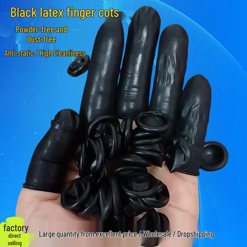 Latex Finger Cots: Disposable, Dust-Free, Thickened, Wear-Resistant, Anti-Puncture