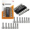 Set of Socket Wrenches for Screwdrivers, 14 Pieces, Handle 14