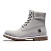 Timberland Série Premium Bottes Courtes Classiques Durables Augmentant la Hauteur Bottes d'Extérieur pour Femmes Grises A1UWF