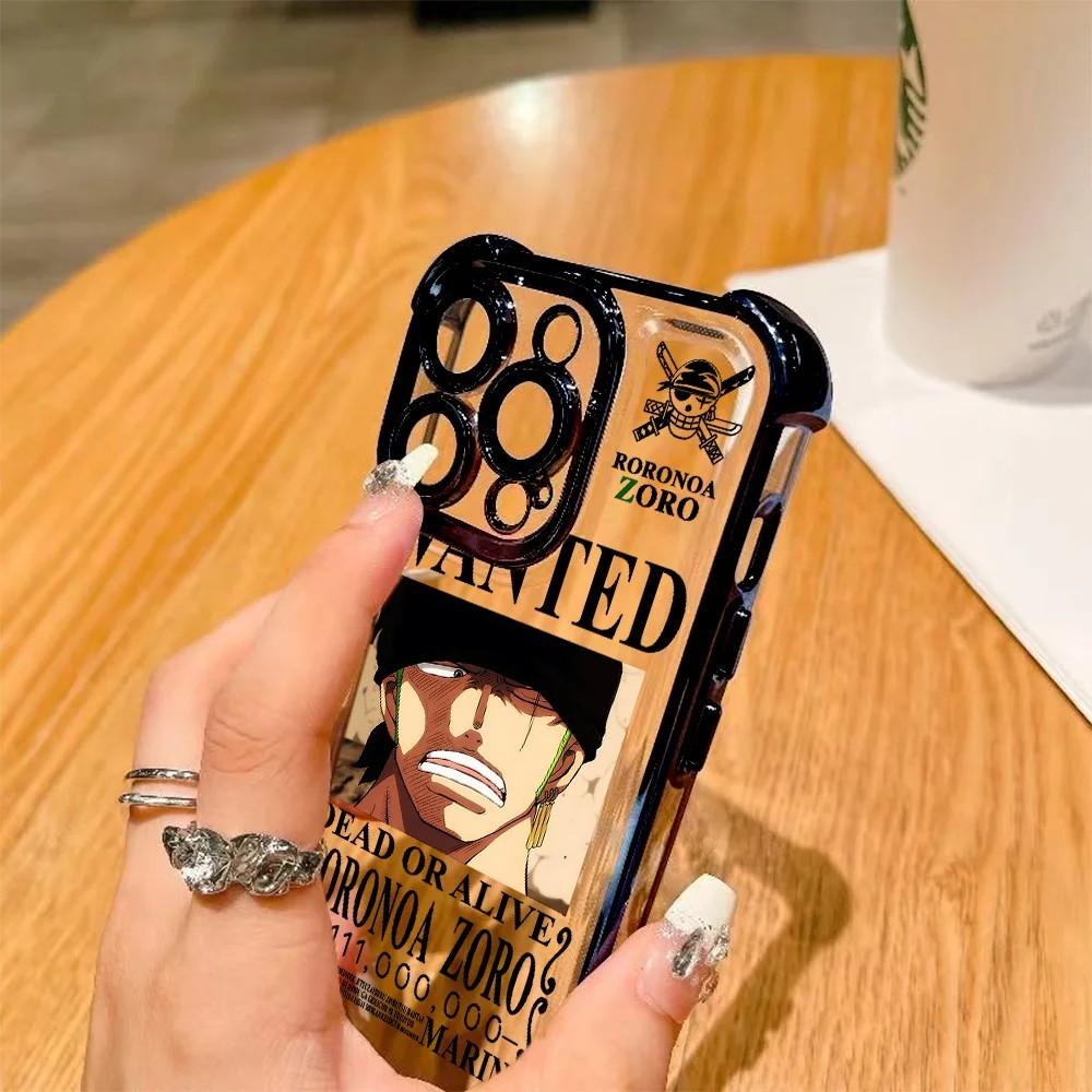 Anime O-ones-l-luffys P-pieces Plating Phone Case For Samsung S26 S25 S24 S23 S22 Note20 Edge Plus Ultra 4G 5G Anti Fall Airbag