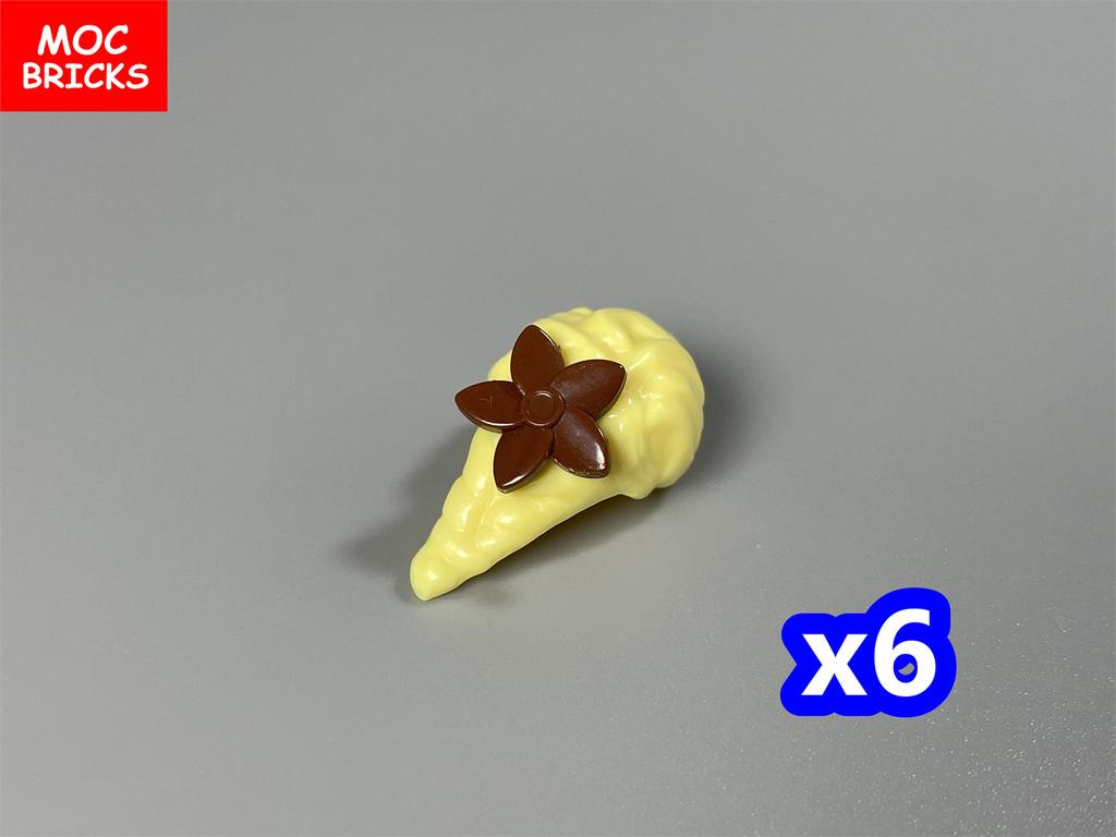 MOC Blocks Female Girl Ponytail Hairs Accessories Bow Assembled Particles Construction Bricks Children's Playthings Plastic Material Dolls