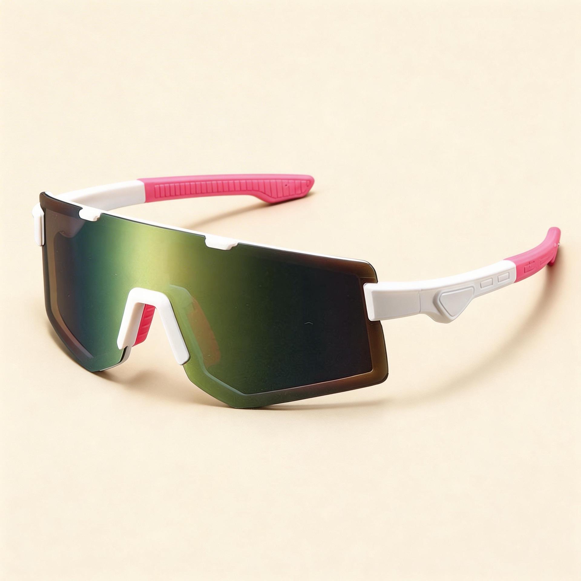 Unisex Large Frame Windproof Cycling Sunglasses - European & American Style