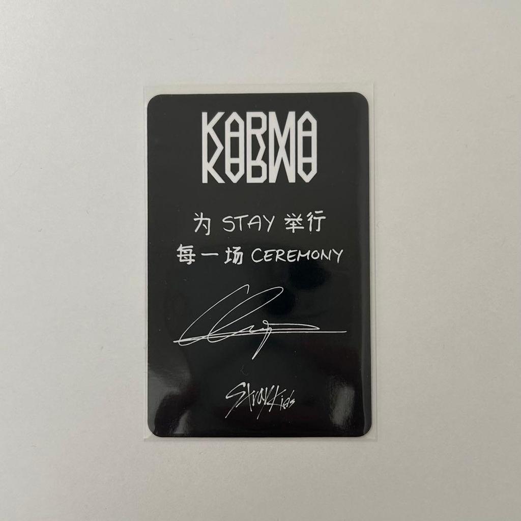 [USED] StrayKids KARMA Starriver Trading Card Bang Chan
