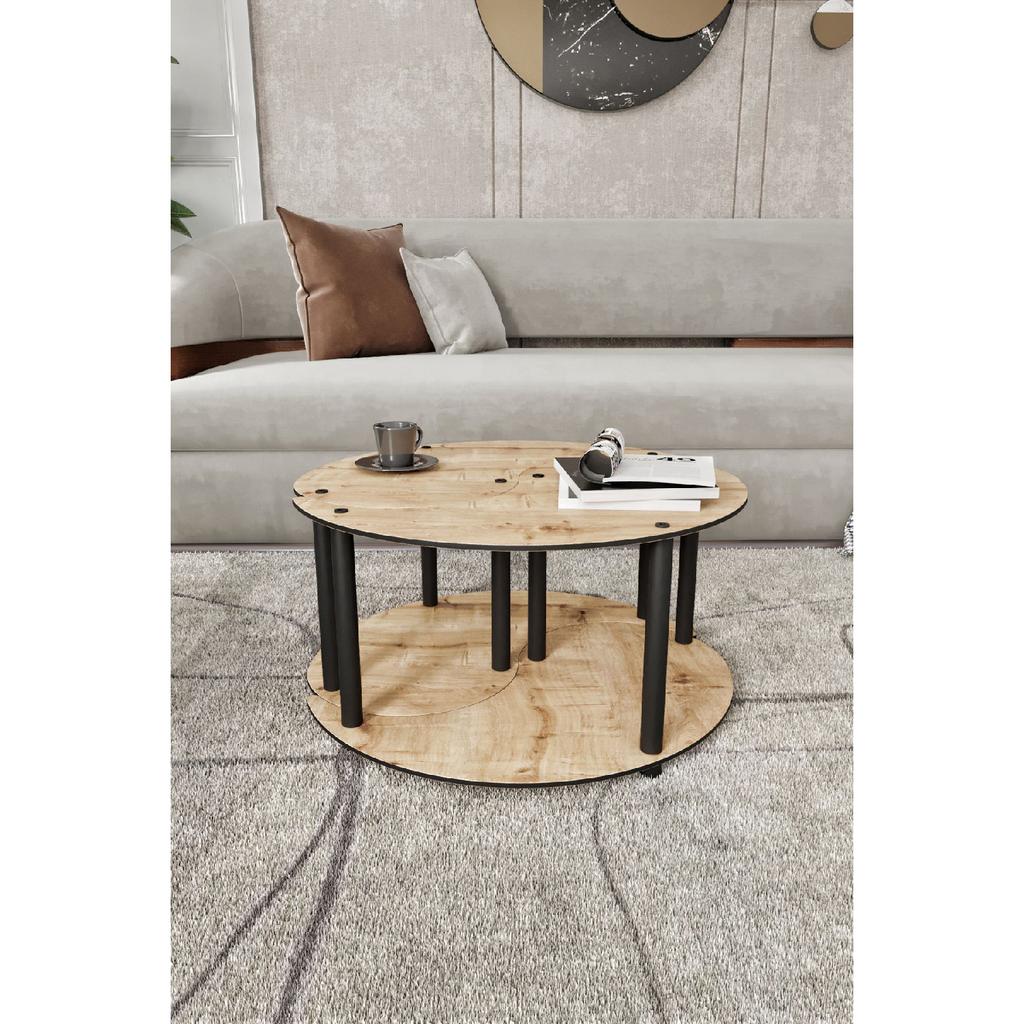 Yin Yang Unity Serenity Coffee Table 2 Li Sapphire Oak-70 Cm
