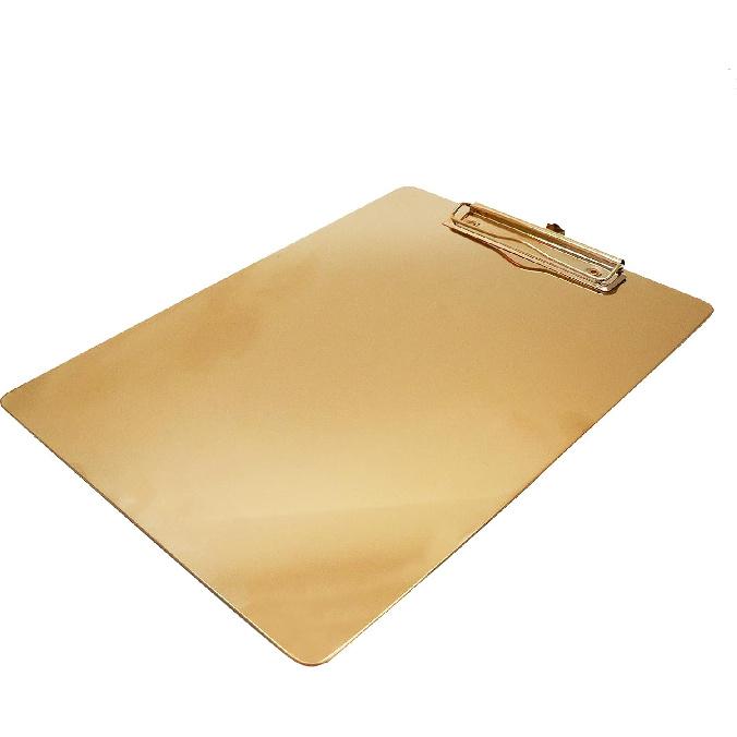 5.9x4.13 inch Stainless Steel Metal Clipboard,A4 and Letter Size Paper Clipboard for Home, Office, Hospital, Business