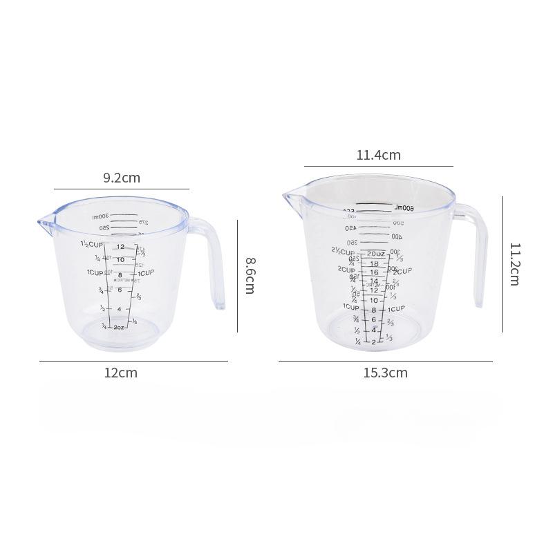 Household Measuring Jug with Graduated Markings
