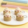 Decompression Keychain 1/2/3Pcs Pendant Stress Relief Toy Mini Steamer Bun Rebound Elastic Bag Soft Squeeze