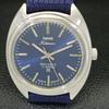 AUTHENTIC HMT HAND-WINDING MENS BLUE DIAL WRIST WATCH A426476-2
