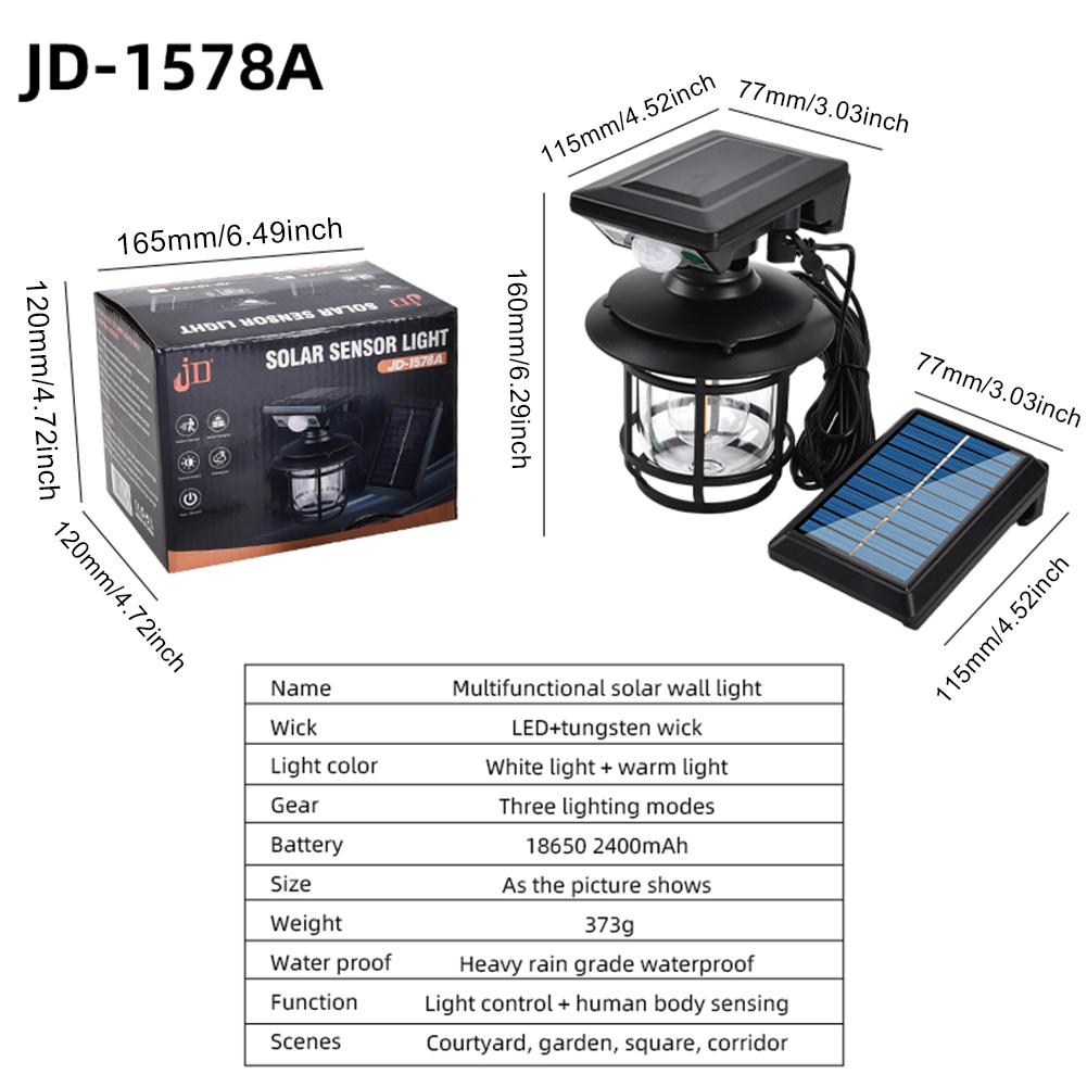 LED Outdoor Solar Lamp Motion Sensor Garden Street Solar Lamp Waterproof Motion Intelligent Sensor Light for Yard Patio Pathway