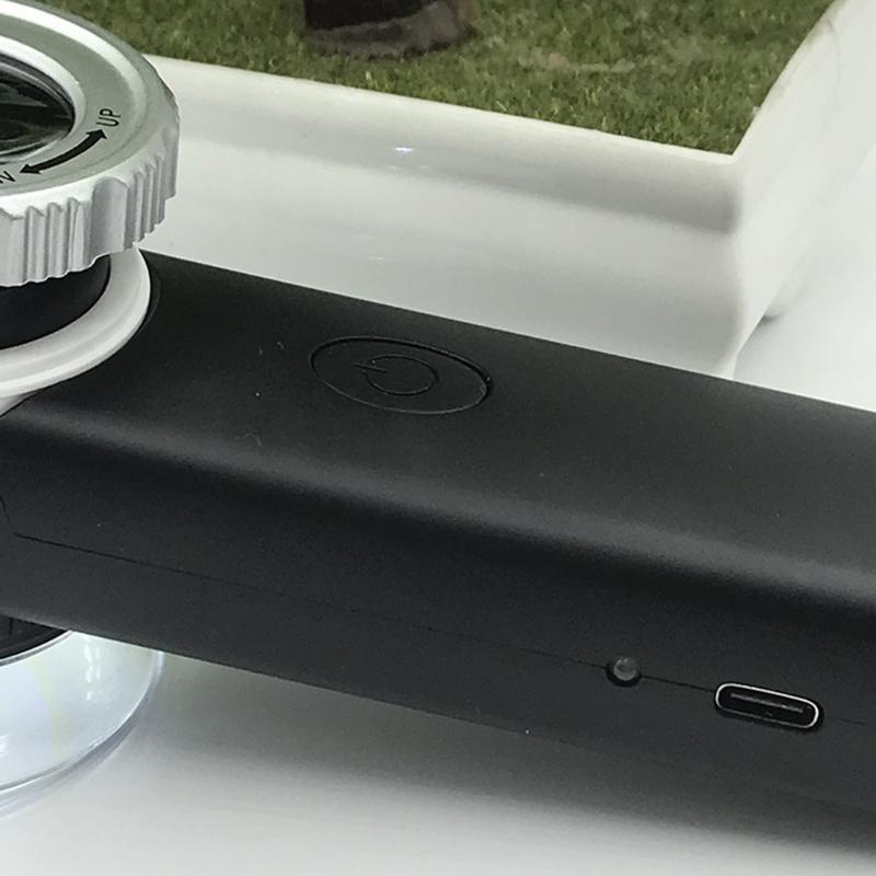 Kraftfull 30X Handhållen Förstoringsglas USB Uppladdningsbar Förstoringsglas med LED-lampa Utforska Detaljerna på Nära Håll för Seniorer