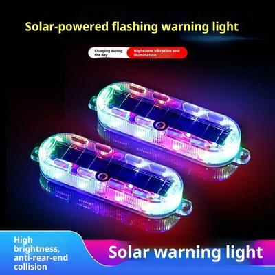 Auto-Solar-Ladung-Frei Anti-Heckkollision und Explosionsgeschützt Sicherheitslicht Motorrad Brems-Rücklicht Modifiziertes Blinklicht