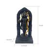 Divine 6-Inch Ram Lalla Idol - Handcrafted Poly Resin Statue for Home Decor and Worship | Ram Lalla 3D dol Statue Showpiece Murti