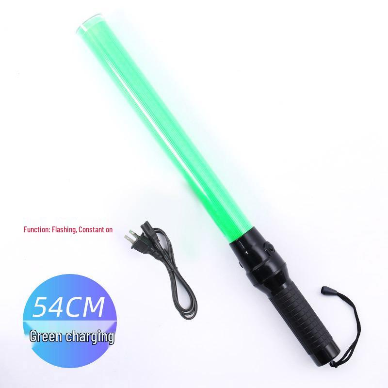 Rechargeable LED Traffic Baton with Emergency Whistle and Flashing Strobe