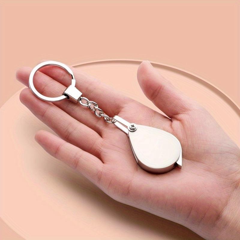 1 portable folding magnifying glass, 10x magnification - sturdy and durable compact lightweight design