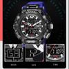 SMAEL Militäruhr Sport Wasserdicht 50M Stoppuhr Analog Digital Armbanduhren Wochenanzeige Wecker 8053 Digitaluhren Herren