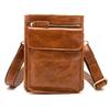 Freizeit Multifunktional 7-Zoll Echte Leder Handy Tasche Herren Öl Wachs Outdoor Rindsleder Retro Taille Klein Hängend