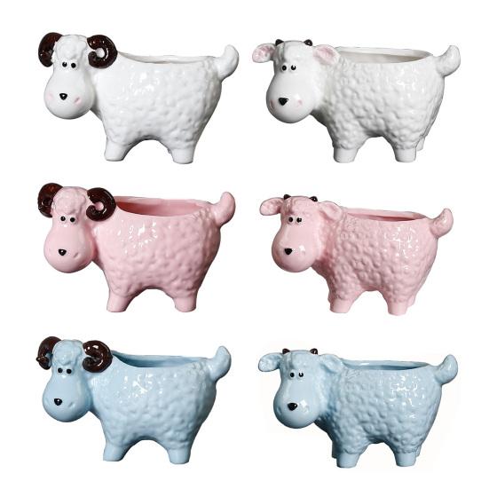 Cartoon Sheep Candle Holder Votive Tealight Candle Stand Living Room Bathroom Candlestick Decoration Table Centerpiece Ornament