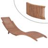 Day and Night - Day and Night Folding Lounger Made of Solid Teak Wood