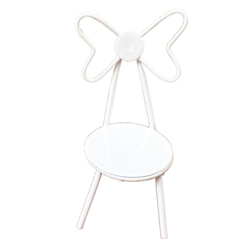 

with Plush Cushion 1:12 Dollhouse Chair Butterfly Back Dollhouse Miniature Chair OB11 Accessories