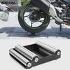 Motorcycle Wheel Cleaning Stand Paddock Wheel Roller Stand For Tire Cleaning & Chain Lubrication-Black For Front Or Rear Wheels