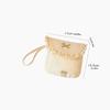 Große Kapazität Mini Kosmetiktasche Schleife Make-up-Tasche Niedliche Bindenaufbewahrungstasche Reise