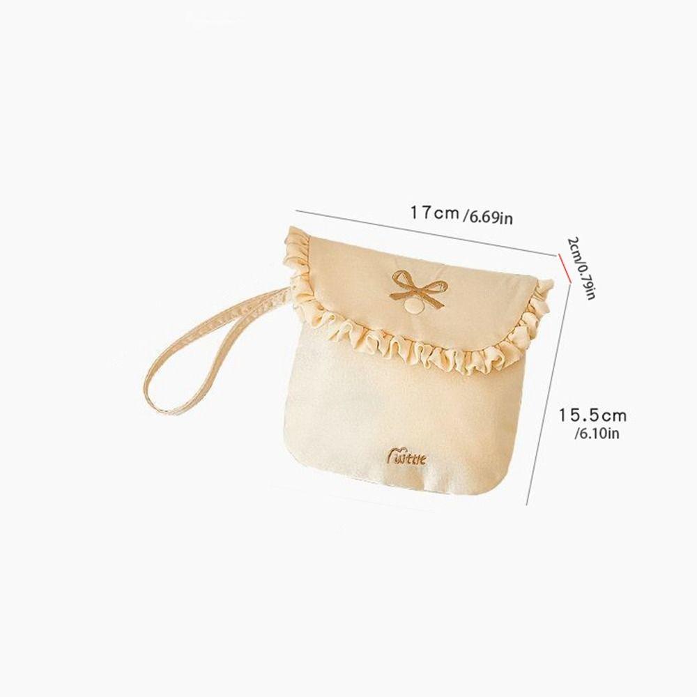 Große Kapazität Mini Kosmetiktasche Schleife Make-up-Tasche Niedliche Bindenaufbewahrungstasche Reise