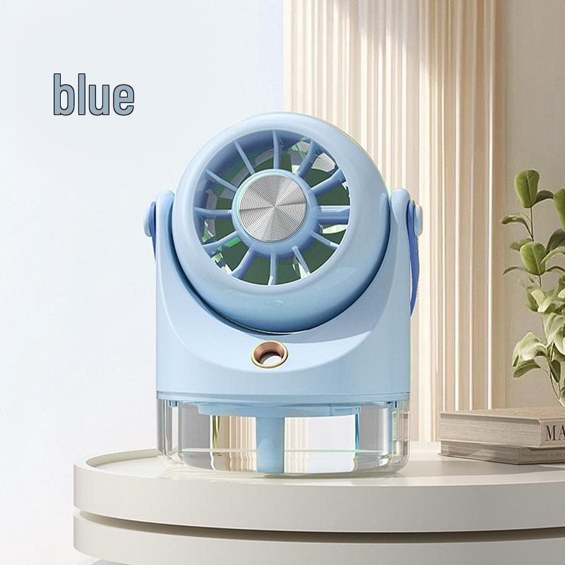 

USB Rechargeable Mini Desktop Spray Fan - Ideal for Dorms and Gifts 6 CM