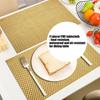 Multipurpose PVC Table Mats Dining Placemat Protects Against Heat Spills & Dirts for Family Meals & Entertaining Guests
