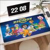 Anime Mousepad Digimon Adventure Gamer Desk Mat Office Large Computer Nonslip ESports Mouse Pad Desks Accessories Gaming Pads