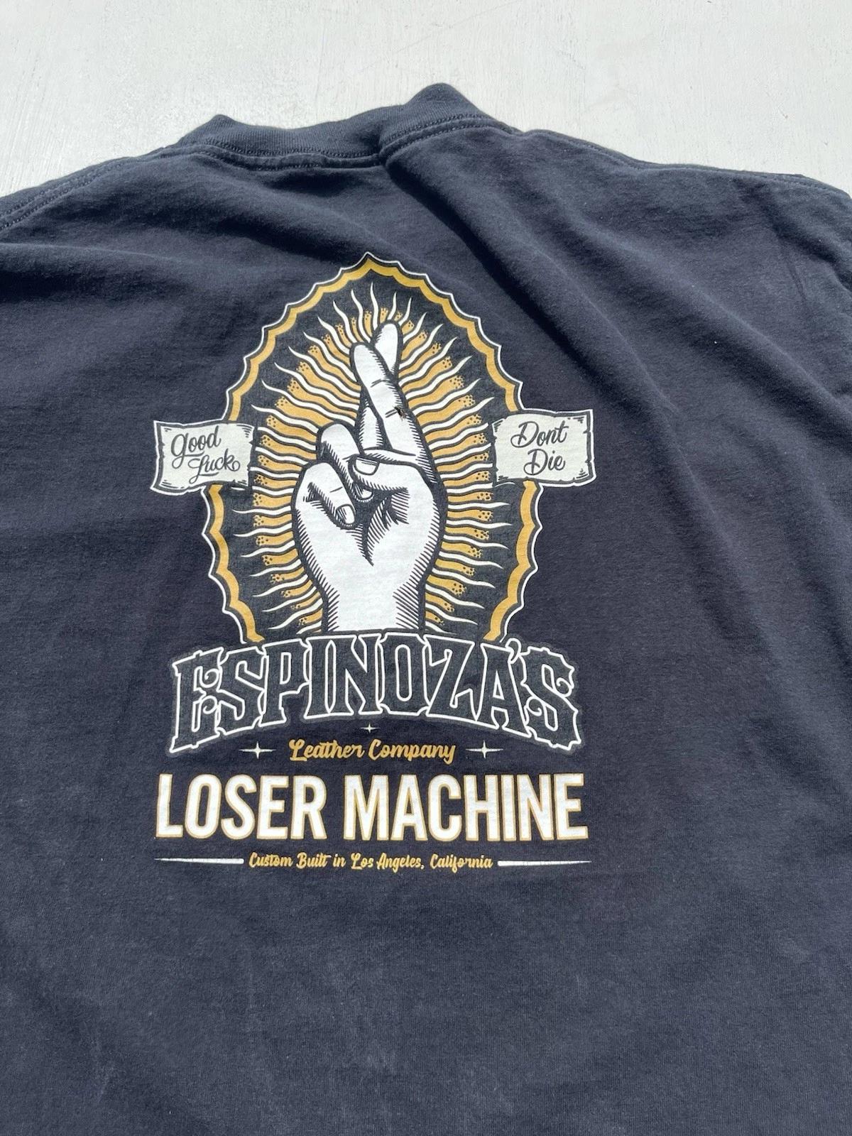 

Мужская футболка Loser Machine Черная с логотипом Hands XL Классическая для скейтборда, серфинга, пляжа L