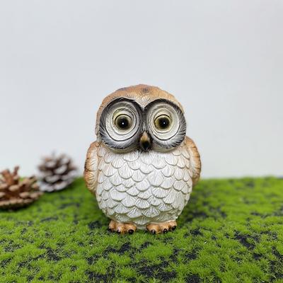 Solar LED Landscape Light Owl Lamp Garden Ornament Cartoon Animal Underground Light Lawn Yard Decor