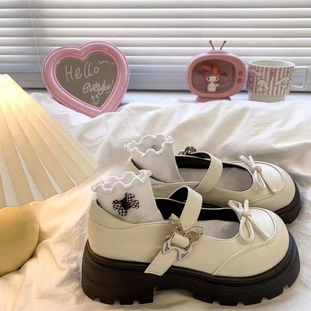 Mary Jane Shoes Sweet College Style Women Single Shoes Japanese Style Jk Skirt Shoe Platform Small Leather Footwear Women Shoes
