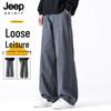 JEEP SPIRIT Men's Cotton Straight-Leg Casual Pants