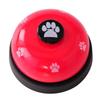 Color Design Dog Training & Meal Bell - Stainless Steel Paw Print Design Durable & Child-Friendly Dogs Cats Toy Bell Palying