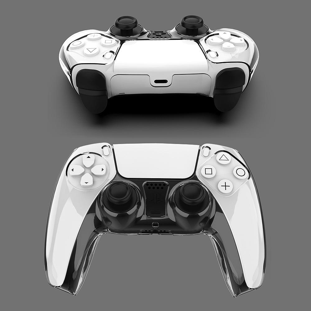 PS5 Wireless Controller Crystal Protective Shell - Transparent Hard Case Cover