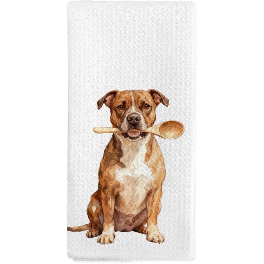 Orange Tabby Cat Kitchen Towels, Orange Tabby Cats Gifts for Women Cat Lovers, Funny Cats Chef Hand Dish Tea Towels for Kitchen Decor, 16x24 Inch