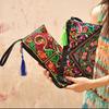 Ethnic Style Envelope Bag For Women Handbags Female Phone Purse Retro Fashion Embroidered Wristlet Bags Wallet Sac À Main