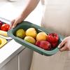 Multifunctional Sink Strainer Basket Plastic Dish Drying Rack Kitchen Strainer  Kitchen Sink