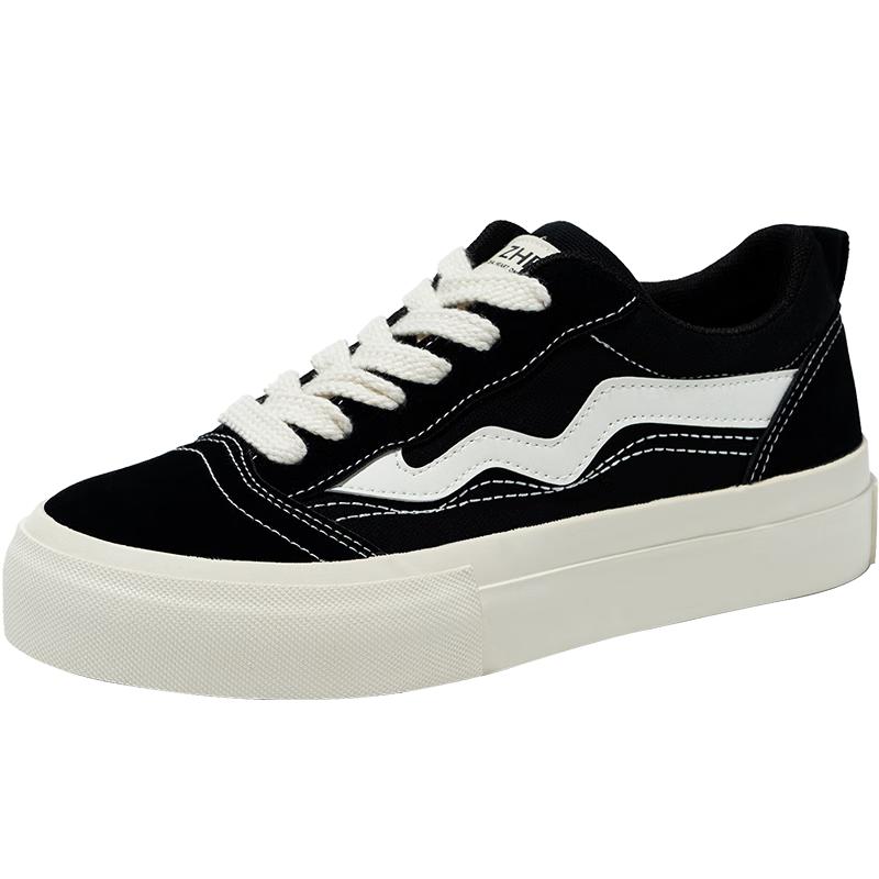 ZHR Women s Classic Canvas Platform Sneakers CS11 36