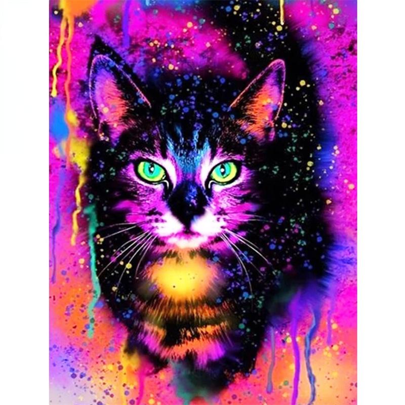 5D DIY Diamond Painting Purple Scenery Girl Art Diamond Embroidery Cross Stitch Kit Full Rhinestone Mosaic Home Decor