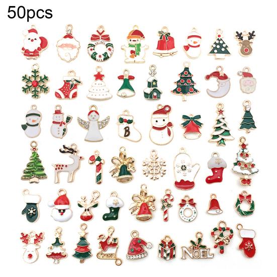 1 Set Christmas Style Pendant Decor Exquisite Stylish Alloy Delicate DIY Pendant for Girls