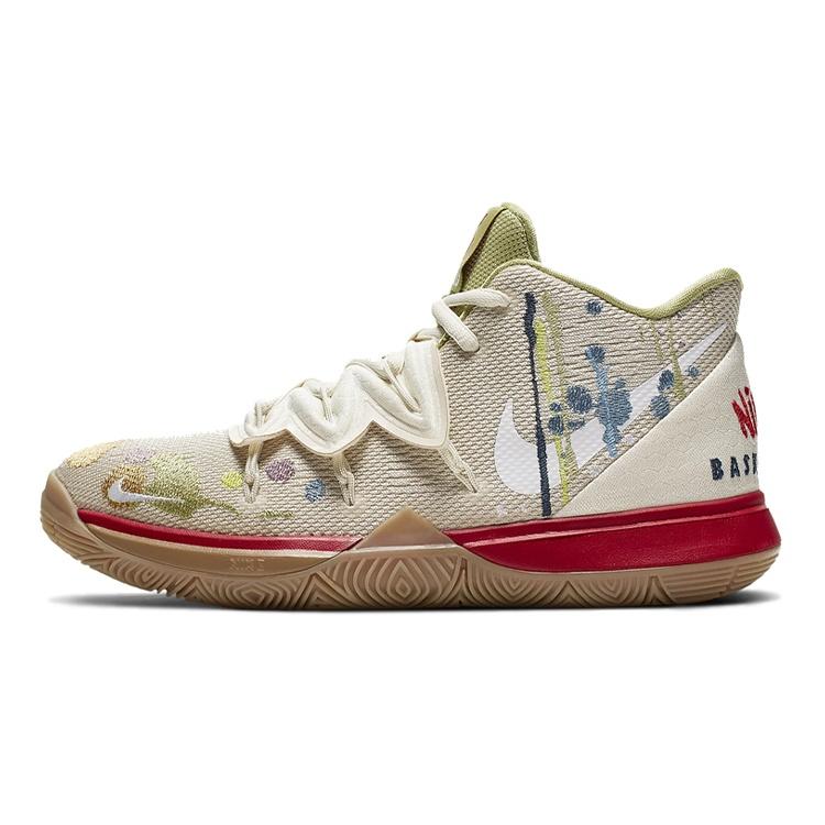 (GS) Nike Bandulu x Kyrie 5  Embroidered Splatters  Kids  CQ4326-100 EU 36