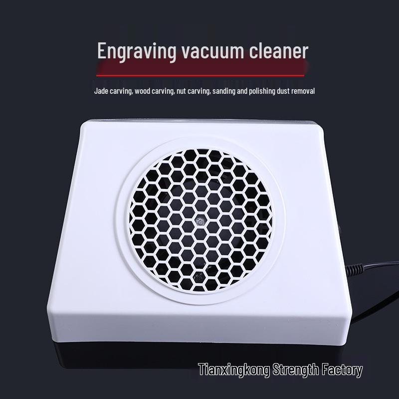 High-Suction Silent Desktop Vacuum for Walnut Sanding and Dust Collection