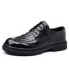 Fashion High End Brand Handmade Sole Men's Leather Casual Shoes Fashionable New Office Commuting Men's Driving Shoes Outdoor Brown