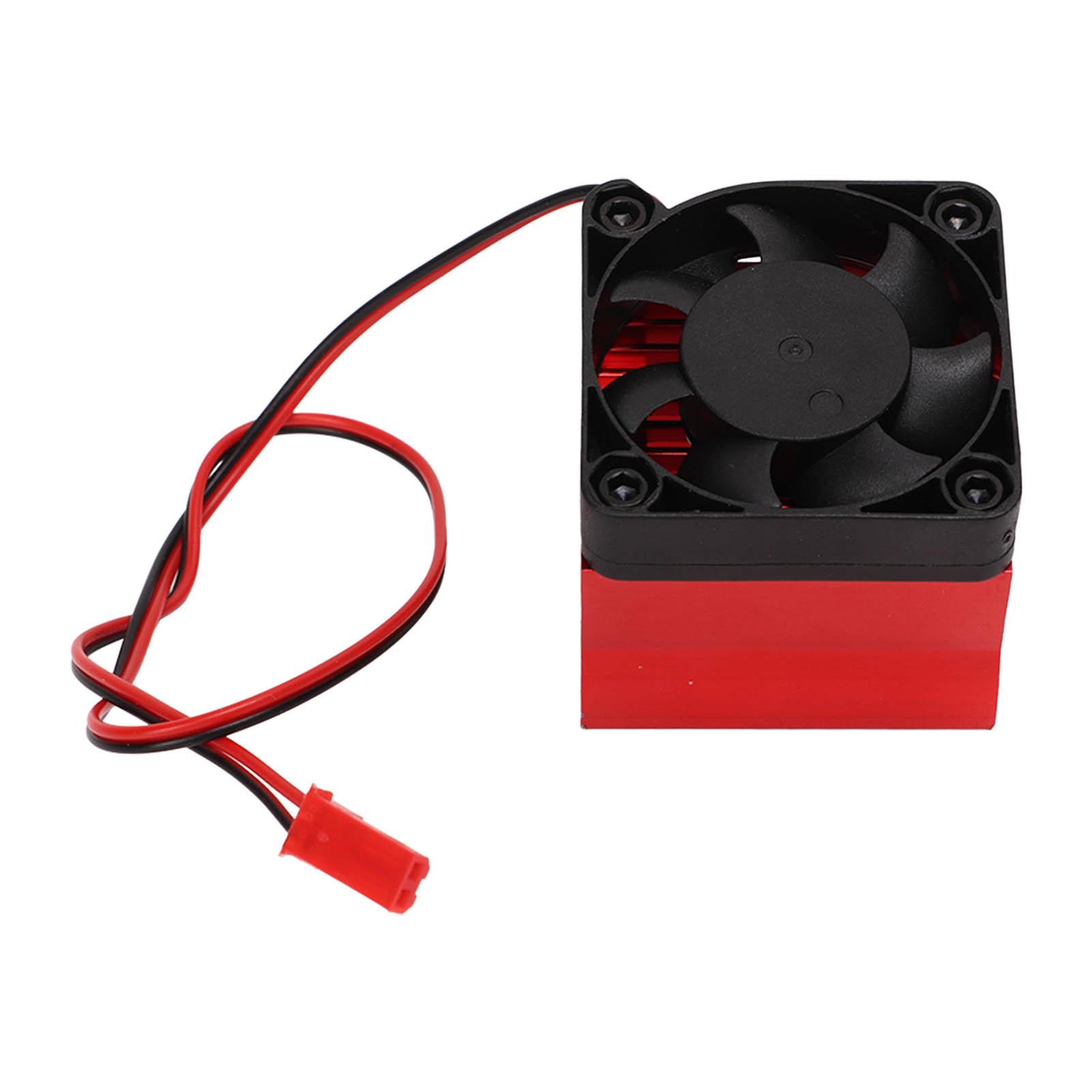 Motor Heat Sink Aluminum Alloy Stable Efficient Temperature Control Cooling Fan for 42mm Dia Motor 1Celsius8 RC 5V