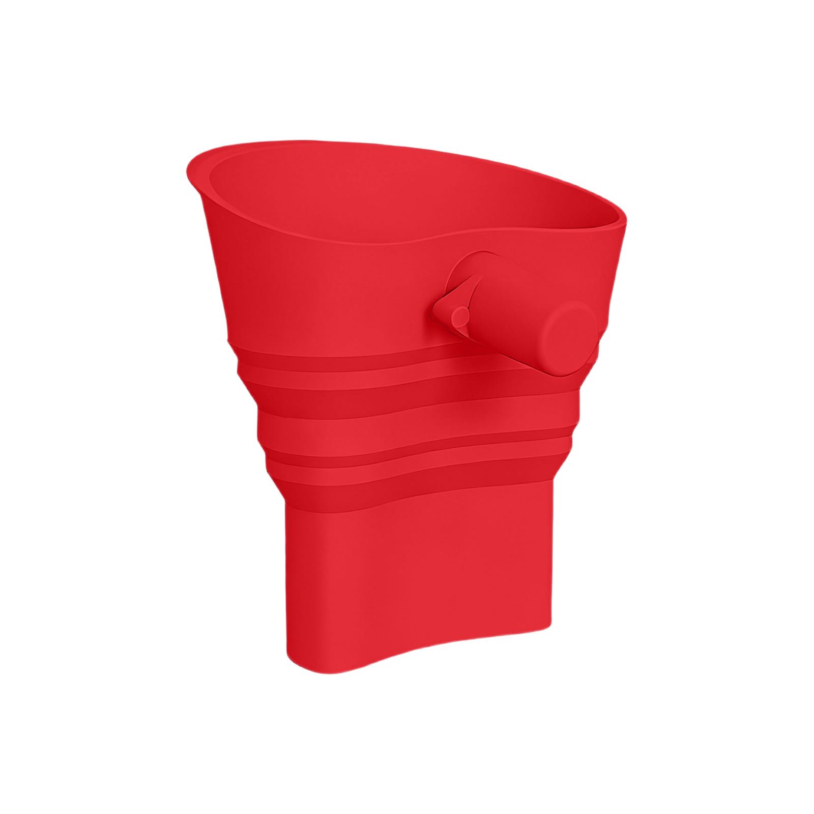 

Kitchen Silicone Baking Funnel Cooking Flexible Flour Sieve Home Multifunctional Reusable Powder Guide Filter Easy Clean One Size червоний