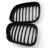 1 Pair Car Glossy Black Front Bumper Kidney Grill Grille Replacement For BMW E53 X5 1999 2000 2001 2002 2003 Replace Auto