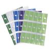 8 Pcs Cable Labels Tags For Cable Management Colorful Waterproof Cord Tags For Wire Labels Self Adhesive Tear Resistant