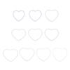 Plastic Dream Catchers Circle Heart Shaped Dreamcatcher DIY Accessories for Windchimes Jewelry Handmade Crafts Making